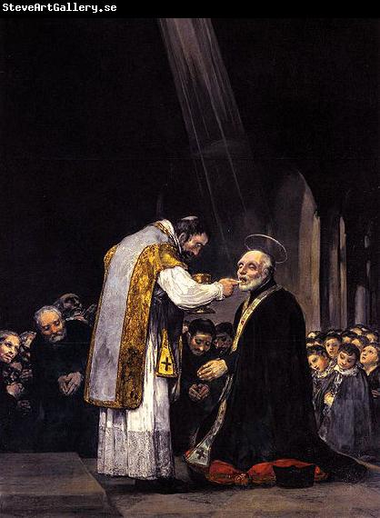 Francisco de Goya La ultima comunion de san Jose de Calasanz